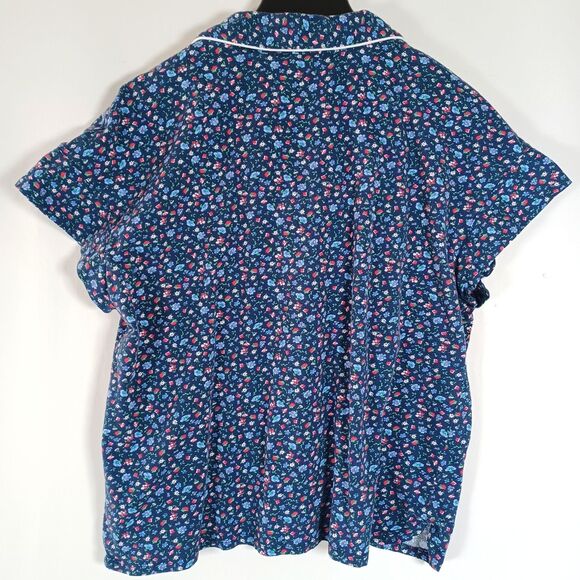 Lauren Ralph Lauren Pajamas Womens Large Cottage Floral Preppy Sleep Embroidered - Picture 5 of 11